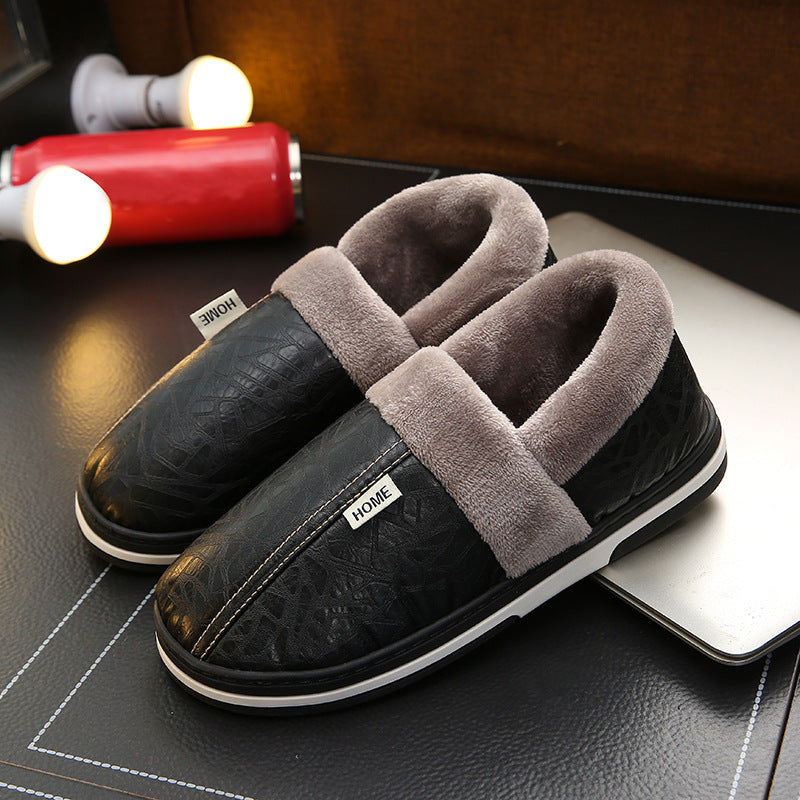 CozyStep™ Warm Leather House Shoes