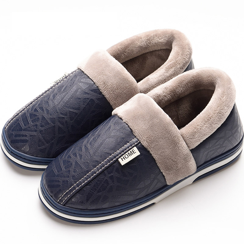 CozyStep™ Warm Leather House Shoes
