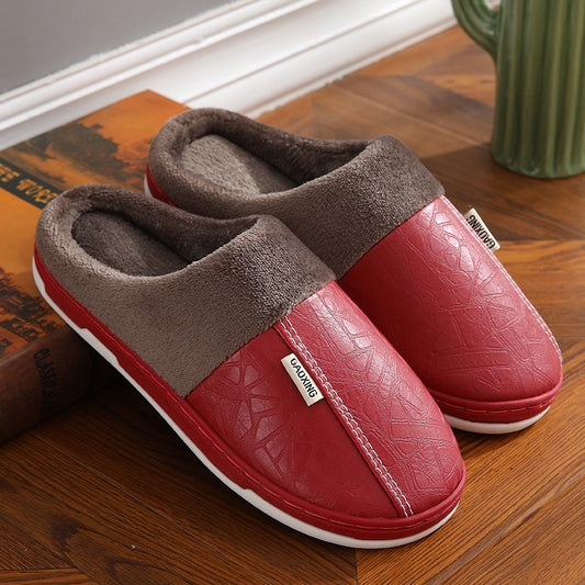CozyStep™ Warm Leather House Shoes