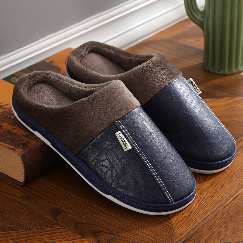 CozyStep™ Warm Leather House Shoes