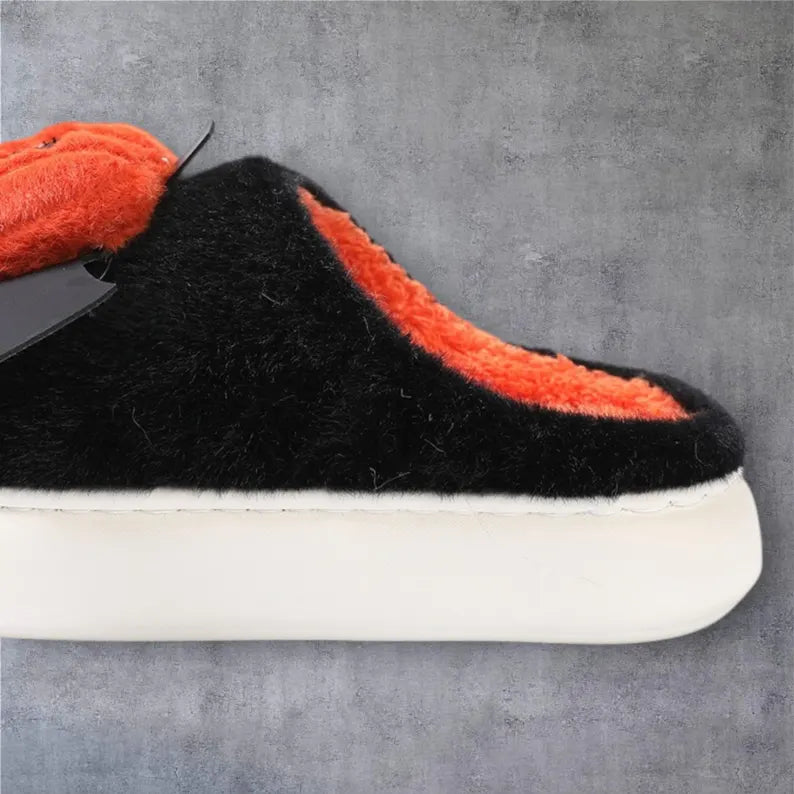 CozyBoo™ Funny Pumpkin Plush Slippers
